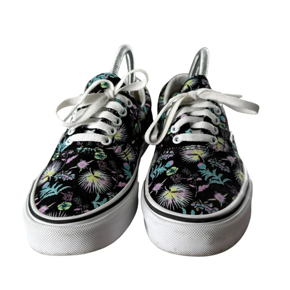 Vans Era Paradise Floral Sneakers W 8 M 6.5 Tropical Canvas Shoes Skater Lace Up